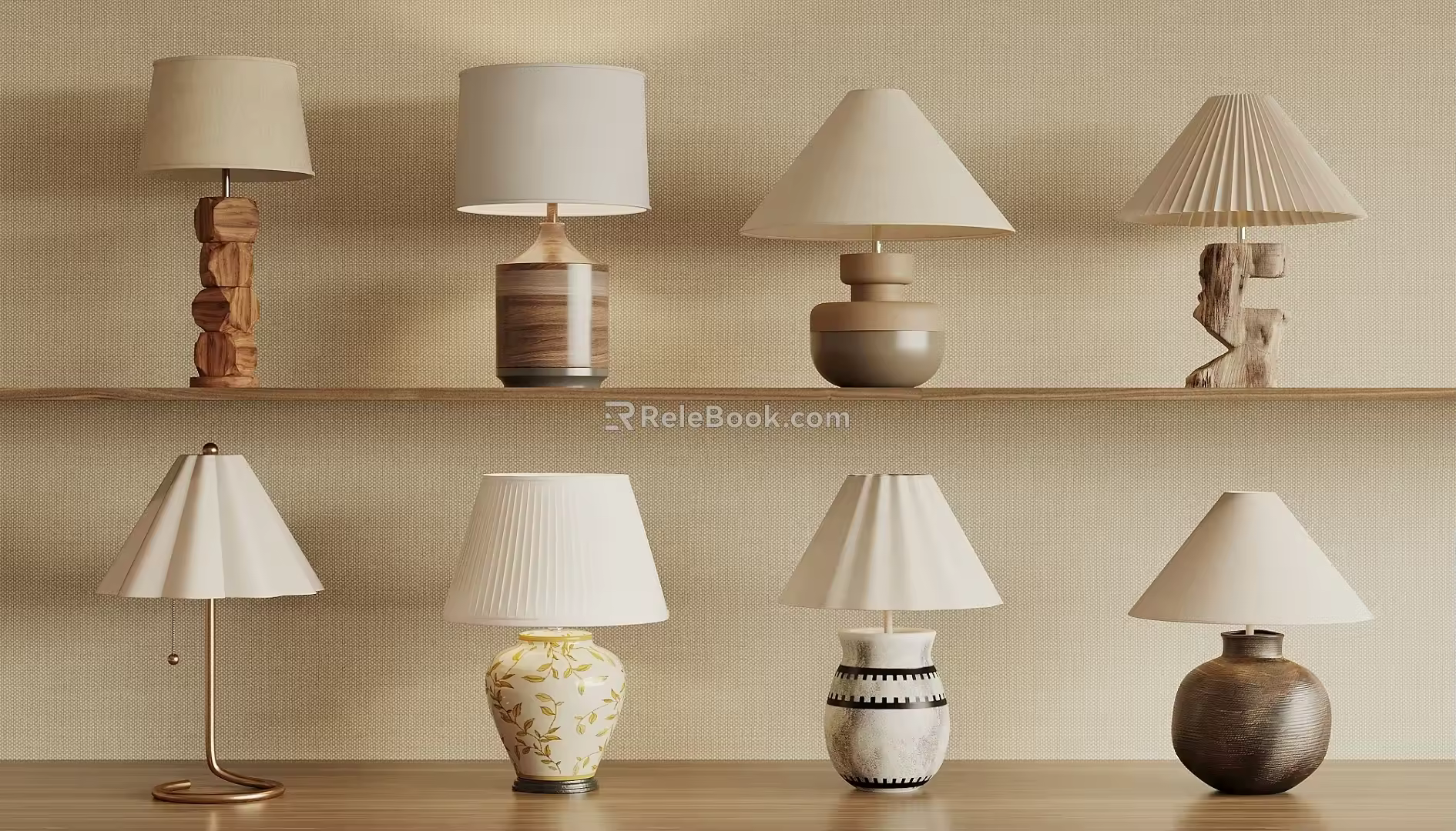 Quiet Table Lamp 3d model