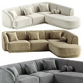 Modern Multiplayer Sofa 3d model
