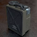 Dual Portable Vintage Industrial Speakers With Khaki Black Design Knobs Handles And Rugged Exterior