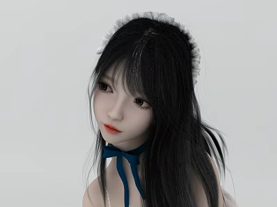 character woman 3d model