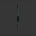 Sleek Teal Gradient Submarine Model With Conning Tower On Dark Background