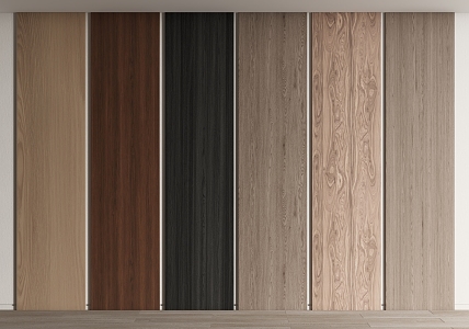 Modern Wall Panel Wood Finish Wall Panel Wall Panel 3d model