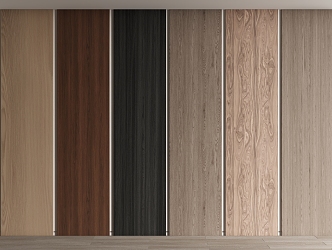 Modern Wall Panel Wood Finish Wall Panel Wall Panel 3d model