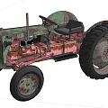 agricultural tractor 3d model