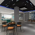 Modern store Hisense experience store 3d model
