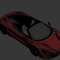 Red Convertible Sports Car With Sleek Body Design And Black Alloy Wheels