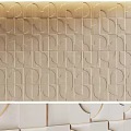 BonTon hard bag soft bag background wall 3d model