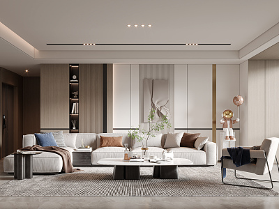 modern living room model