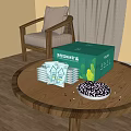 Active Probiotics Powder in Green Box with Individual Sachets for Home Use