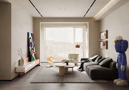 The Silent Living Room 3d model