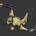 Mech Warrior Mech Soldier Machine Battlearm Mechanical Battlearm Machine Fighter Robot 3d model