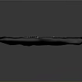 Tactical Firearm With Green And White Accents On Black Protective Mat