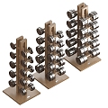 Fitness Equipment Dumbbell 3d model