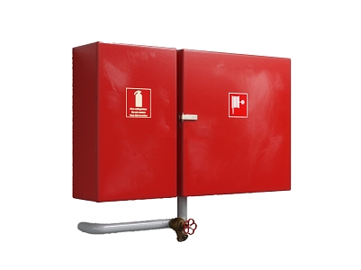 Fire Extinguisher Box Fire Box 3d model