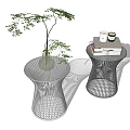 Modern Corner Table Corner Table Coffee Table Side Table Bedside Table 3d model