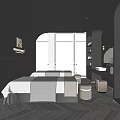 Relaxing SPA Sauna Interior Featuring Massage Bed Wooden Herringbone Floor Wall Mirror And Hanging Robe