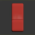 Red Horse Shaped Kids' Rocking Furniture With Fun Design And Safe Play Features