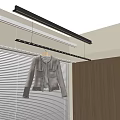 Intelligent electric drying rack invisible drying rack 3d model