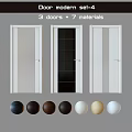 Modern Swing Door Design Featuring 3 Door Styles and 7 Material Options