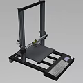 Modern Efficient Desktop 3D Printer Office Appliance with Stable Structure for Office Use 3d model