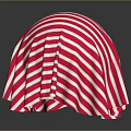 Red And White Striped Flowy A Line Dress For Casual Fashion Look