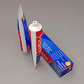 Modern toothpaste 3d model