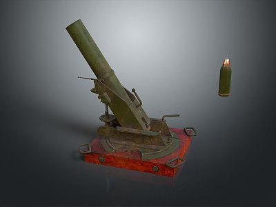 Missile Launcher Missile Launcher Rocket to Air Weapon 3d model