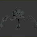 Mech Warrior Mech Soldier Machine Battlearm Mechanical Battlearm Machine Fighter Robot 3d model