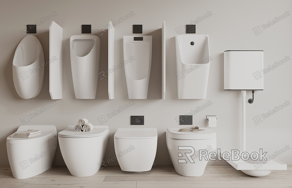 Modern toilet model