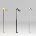 Modern Floor Standing Decorative Lights in Gold Black Silver with Sleek Extended Head