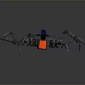 Robot Spider Robot Mecha Spider Science Fiction Spider Mechanical Spider Battery Spider Tower Defense 3d model