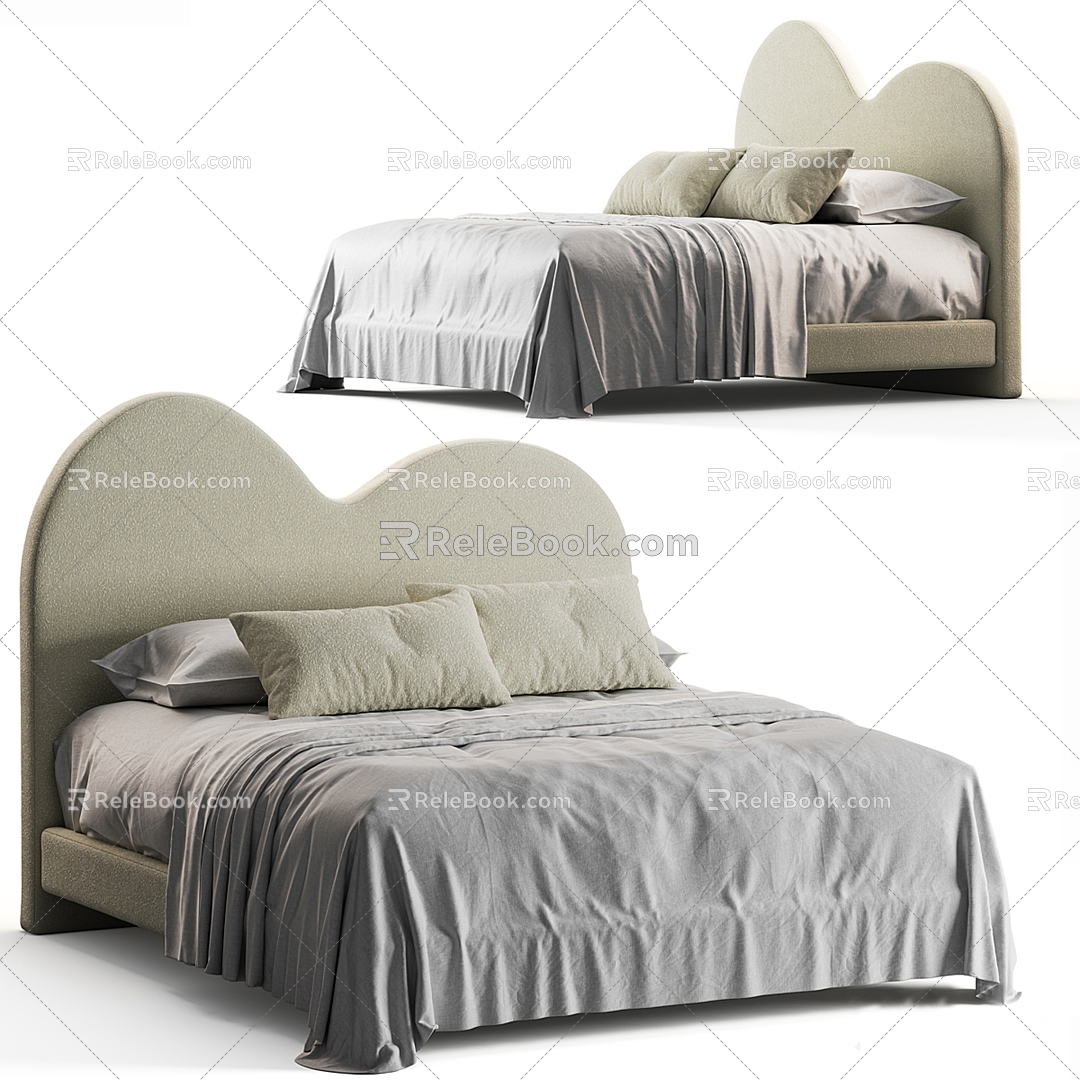 Modern Children's Bed Zen Bed 3d model