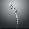 3D Rendered Human Spine Skeletal Model With Vertebrae Structure And Details