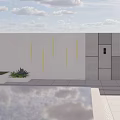 minimalist view wall background wall view wall 3d model