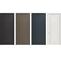 Flush Doors in Black Brown Navy and White Modern Sleek Design for Home Interior