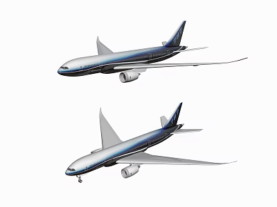 Modern Aircraft Aviation Aircraft Passenger Aircraft Vehicle 3d model