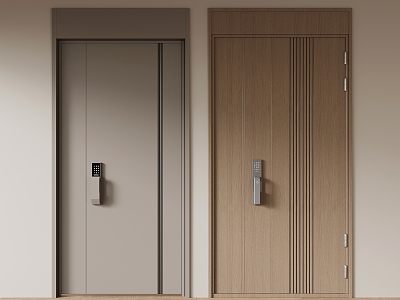 Modern security door entry door model