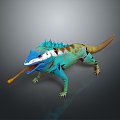 Lizard Anime Lizard Cartoon Lizard Reptile Cold Blooded Animal Reptile Reptile 3d model