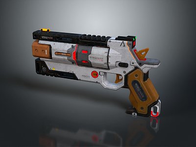 Modern Science Fiction Pistol Science Fiction Firearms Next Generation Firearms 3d model