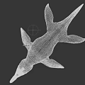 Prehistoric Marine Reptile With Long Snout Sharp Teeth And Flippers