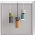 Nordic chandelier small chandelier 3d model