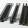 modern elevator escalator elevator 3d model