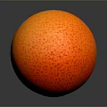 Fresh Orange Fruit Sliced Pieces And Half With Reflection On Dark Surface