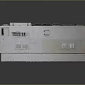 White Industrial Control Box Structure With Control Panel And Ventilation Slots