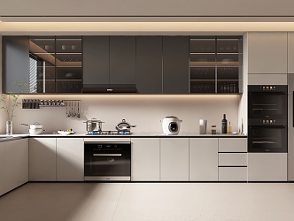 Modern Kitchen 3d model