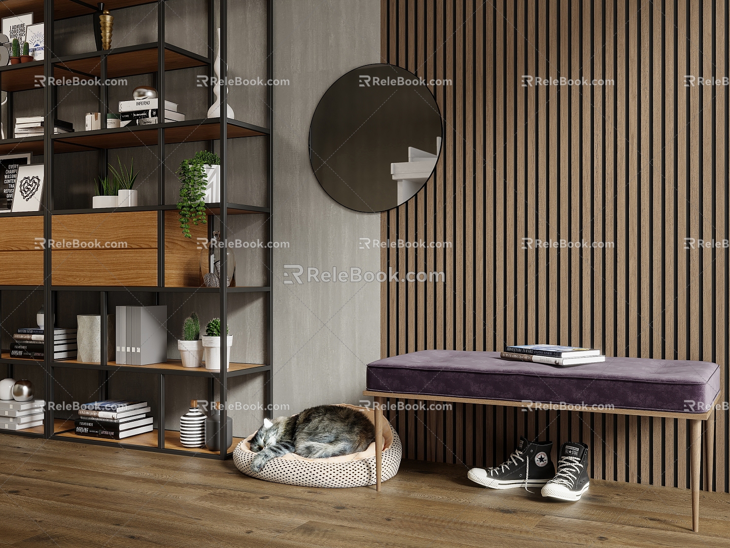 Entrance Cat Grille Plate 3d model