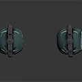 Green Mechanical Devices With Round Body Mechanical Legs Straps And Yellow Component
