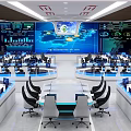 modern command center 3d model