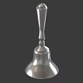 Silver Metal Pendant Light With Sleek Modern Bell Shaped Design For Interior Spaces