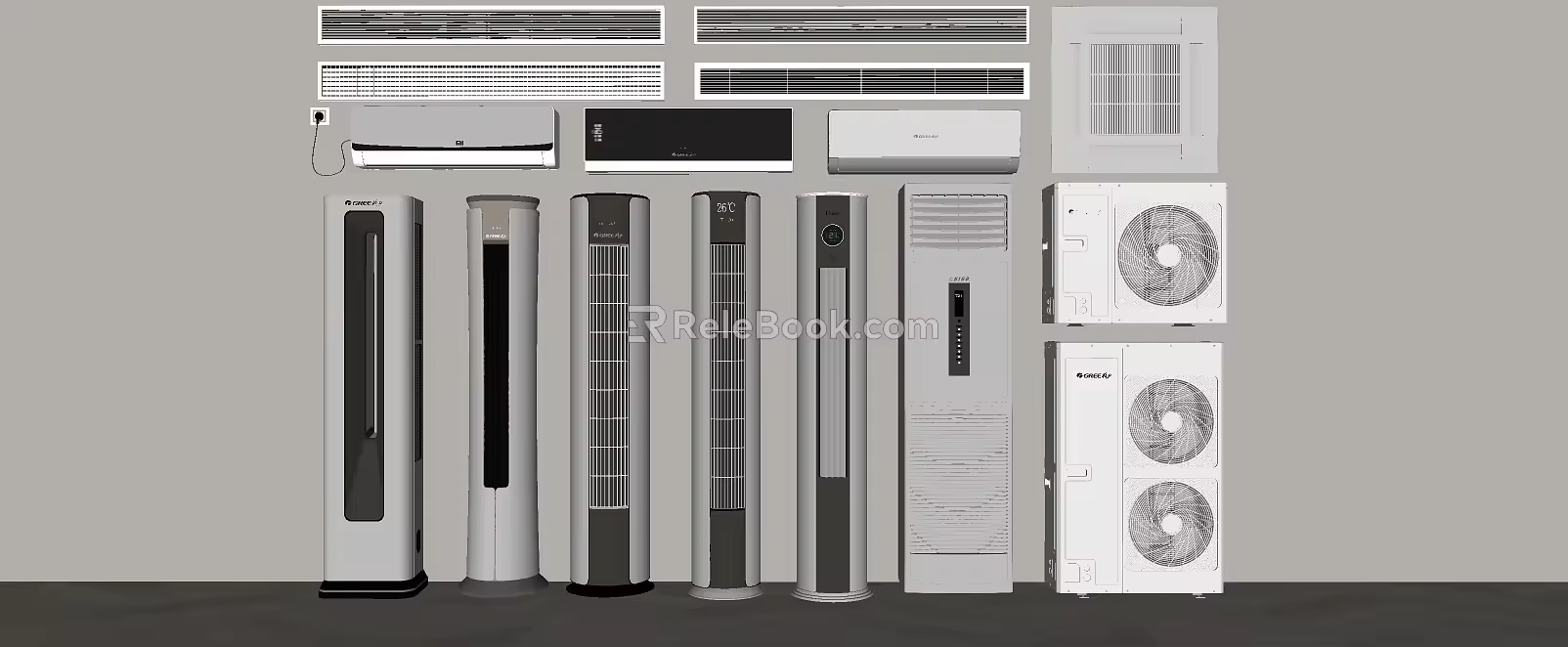 Air conditioning 3d model